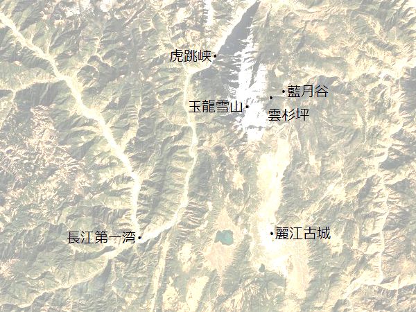 麗江地図 麗江地図
