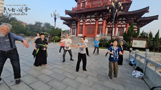 運城人民公園、早朝練功 運城人民公園、早朝練功