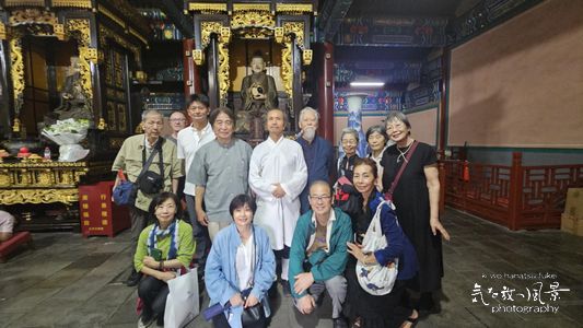 北京・白雲観道士と 北京・白雲観道士と