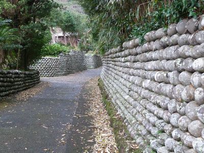 大里の玉石垣 大里の玉石垣