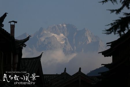 麗江からの玉龍雪山 麗江からの玉龍雪山